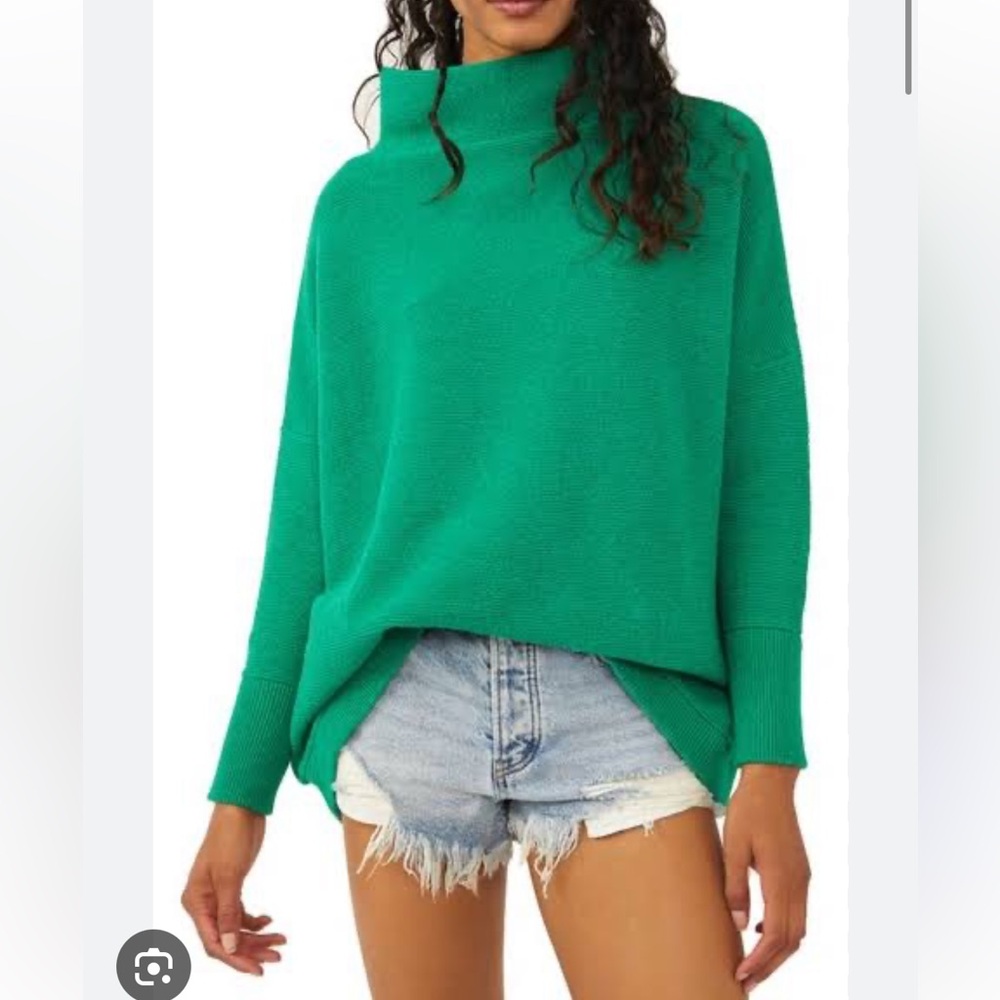 Free People Ottoman green sweater